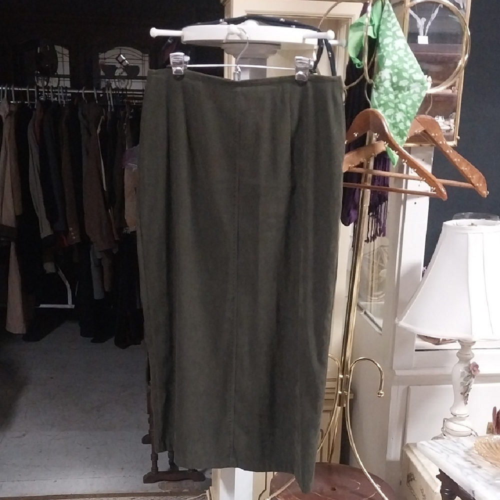 Olive Green Women's Skirt